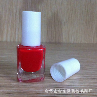 8086塑料美甲蓋瓶 指甲瓶 實用金色指甲油蓋配瓶子 指甲瓶廠家
