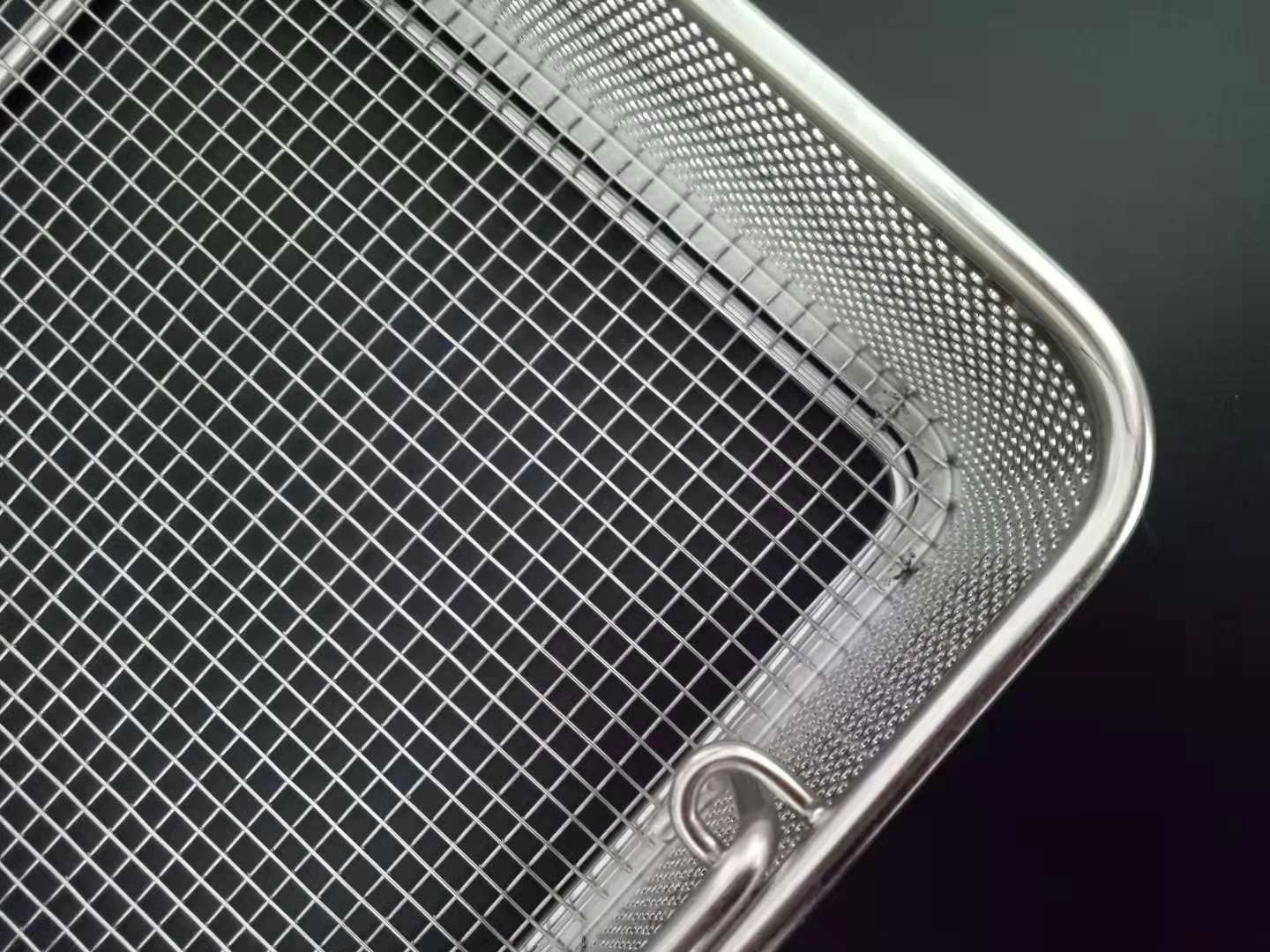 供應 側(cè)沖孔筐  不銹鋼消毒筐