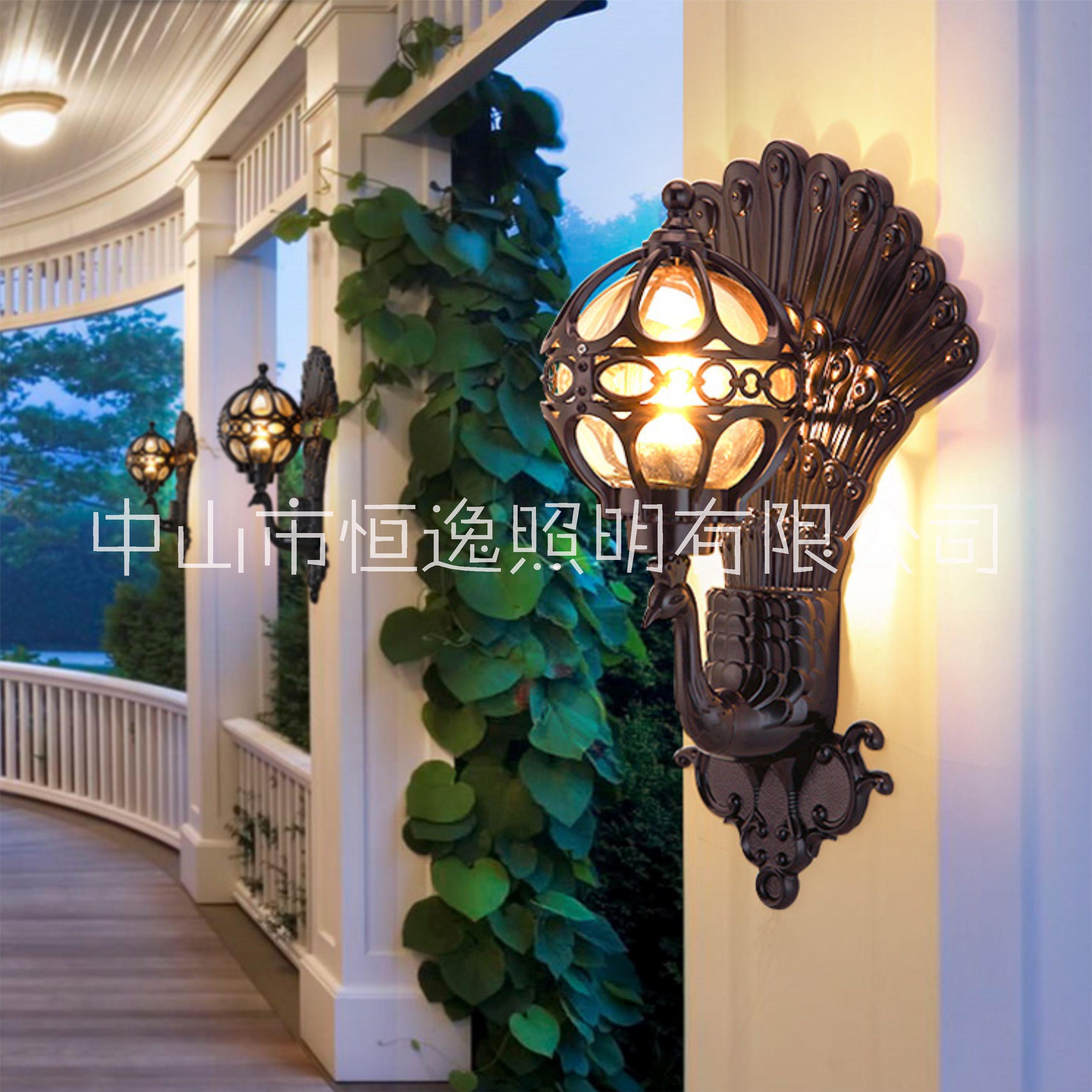 恒逸照明供應火鳳凰戶外壁燈