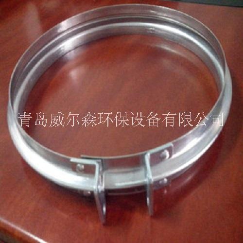 城陽(yáng)/即墨白鐵皮除塵管道抱箍吊卡