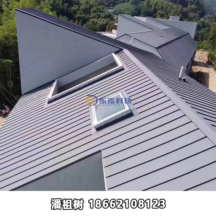 25-430型鋁鎂錳屋面板 0.7mm厚矮立邊鋁鎂錳合金板 四合院裝修鋁鎂錳金屬屋面板