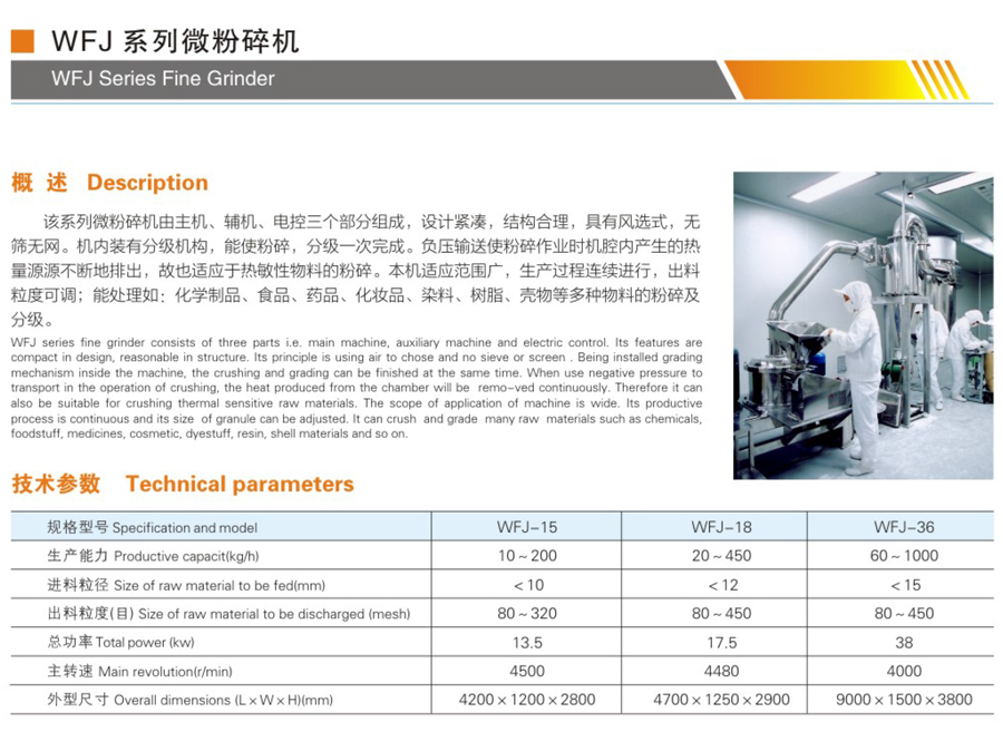 WFJ系列微粉碎機價錢、生產廠家、銷售、市場報價【常州市常寶干燥設備有限公司銷售部】