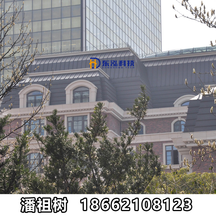 1.0mm厚鋁鎂錳合金板 高立邊65-400型鋁鎂錳屋面板 圖書館博物館直立鎖邊金屬屋面板