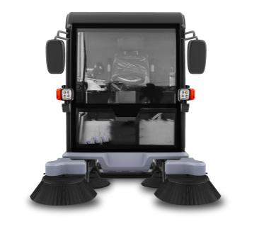 DE-S2400封閉式掃地機(jī)掃洗一體，大容量垃圾桶，跟換方便，