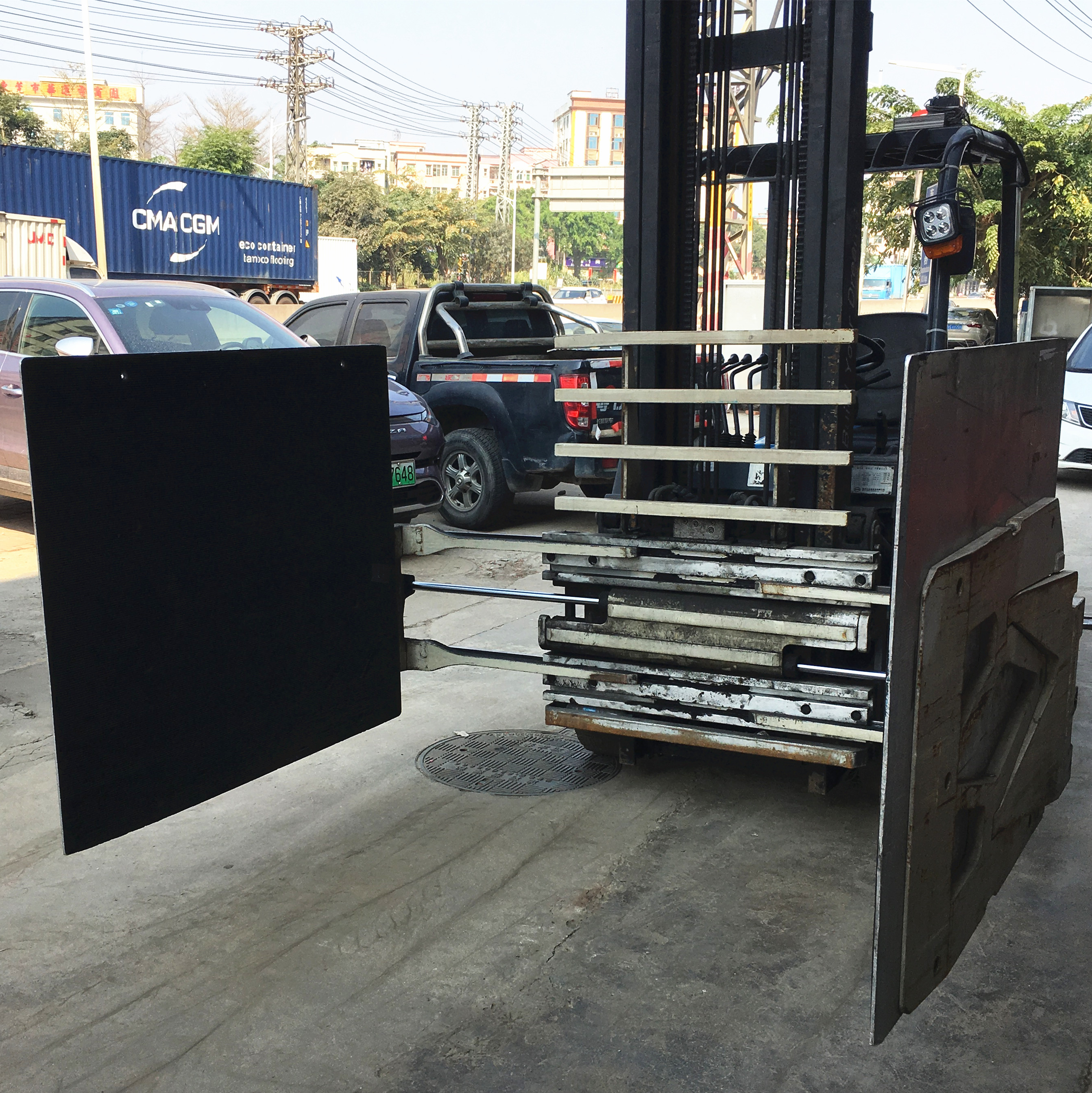 電動叉車配紙箱夾叉車出租出售