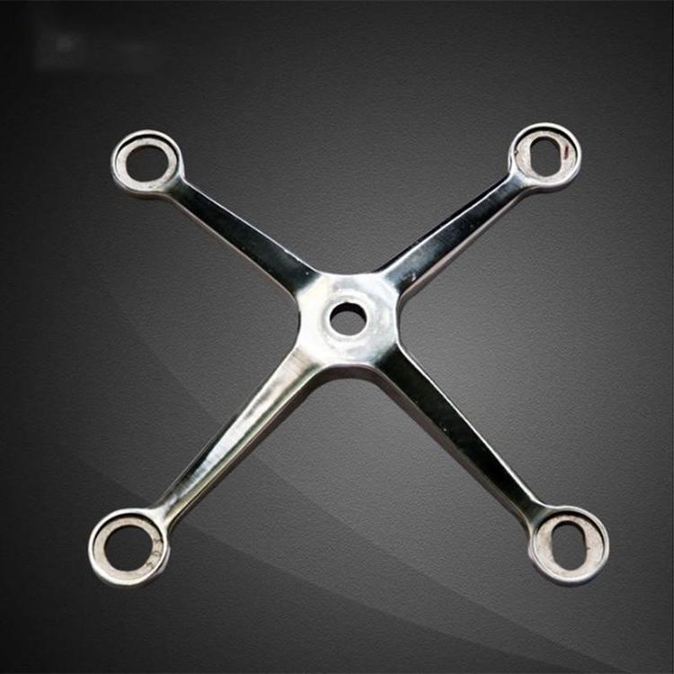 304不銹鋼駁接爪200型號 玻璃爪雨棚支架 幕墻接駁爪玻璃抓吸盤 欄桿配件 幕墻配件