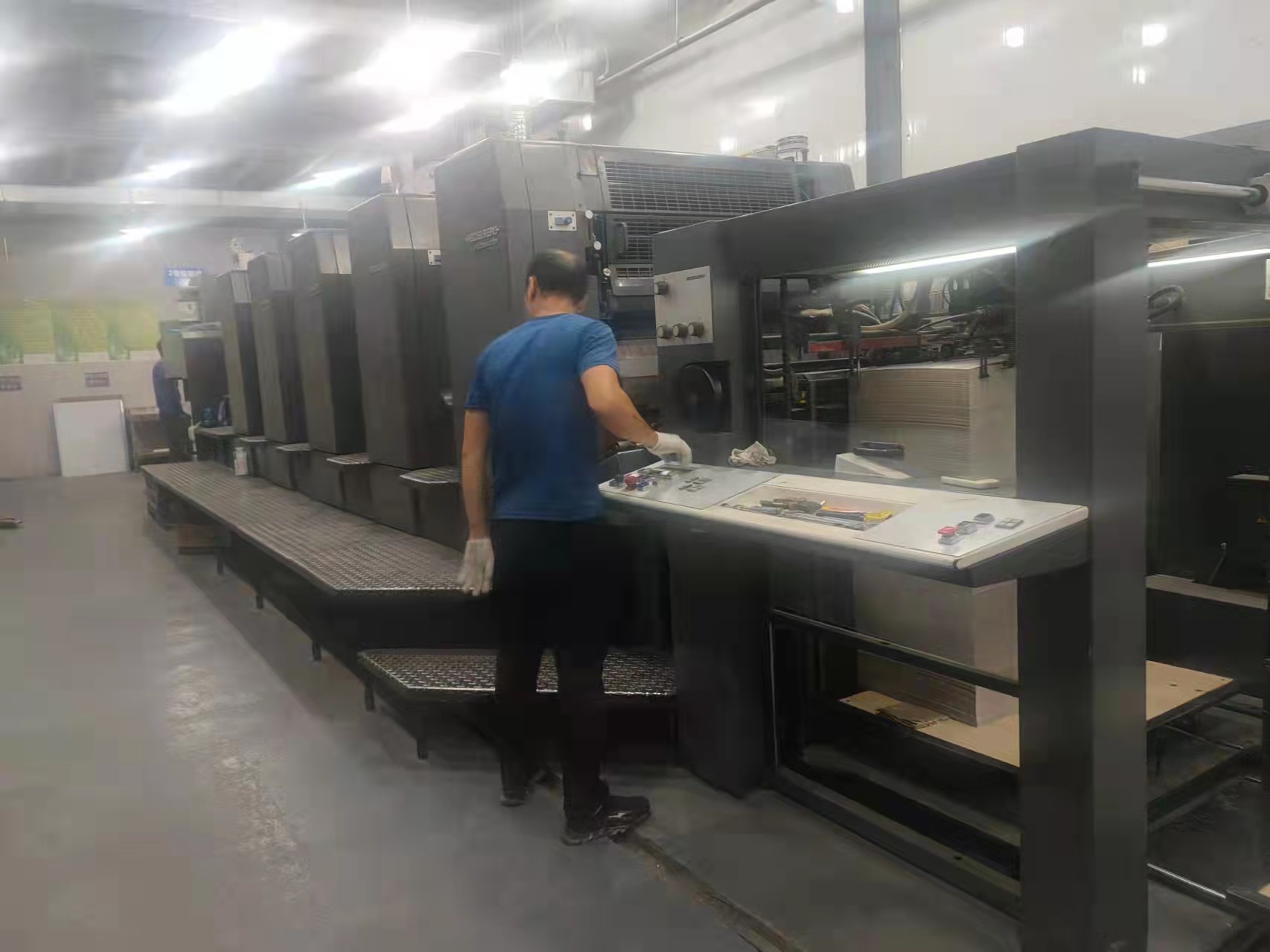 1997年海德堡cd102-5五色對開高配印刷機 海德堡cd102-5五色對開印刷