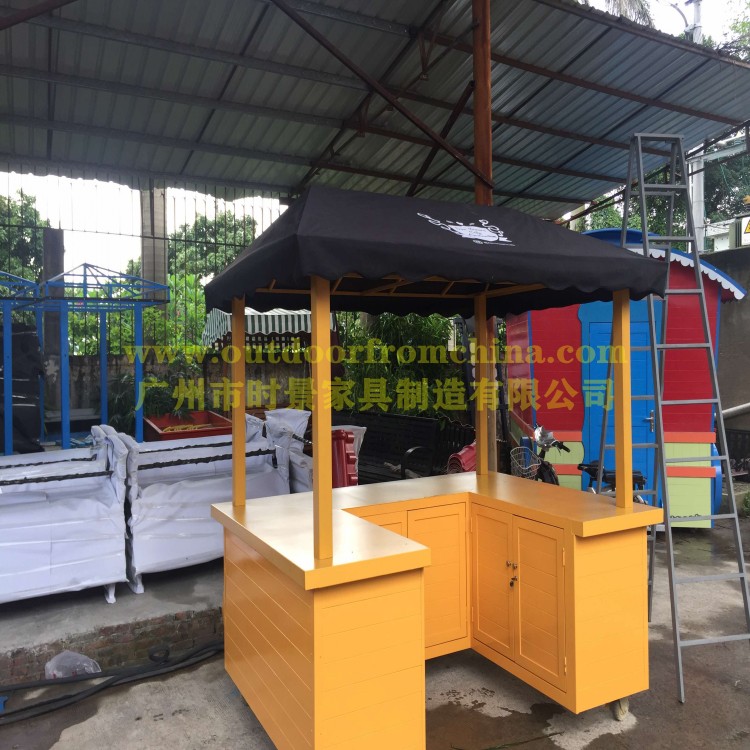 香江動物園紀念品售貨車 景區(qū)奶茶售賣亭 簡易小吃車