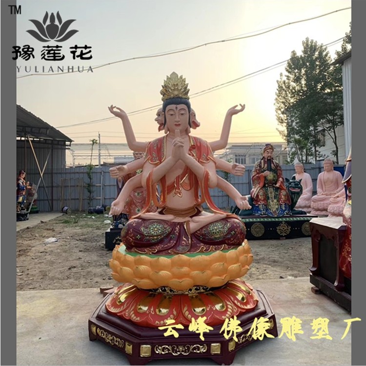 北斗七星之母神像 斗姆元君神像 斗姥元君佛像 樹脂雕塑