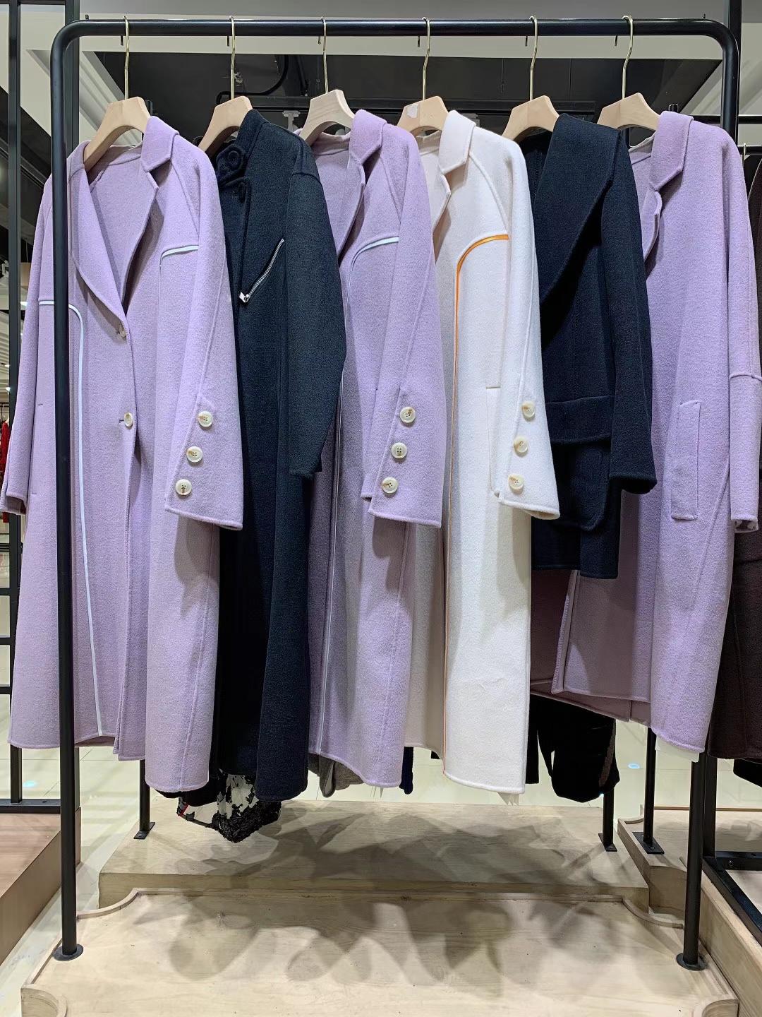 VIRA MARA 雙面羊絨大衣21冬國際品牌折扣女裝批發(fā)一手貨源 品牌女裝批發(fā)