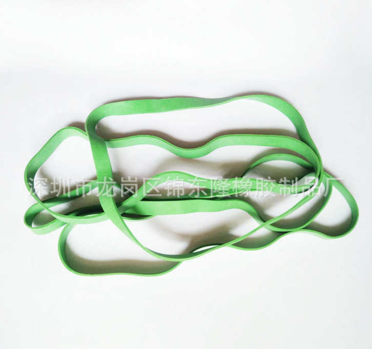 深圳綠色橡皮筋制做報價，廠家，批發(fā)【深圳市龍崗區(qū)錦東隆橡膠制品廠】