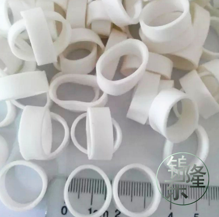 深圳硅膠橡皮筋來圖定制  白色硅膠橡皮圈 加工廠