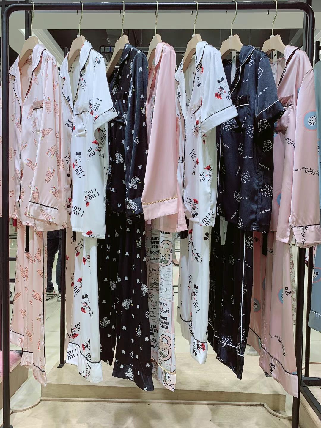 倍多姿家居服2021秋醋酸系列女裝折扣尾貨貨源