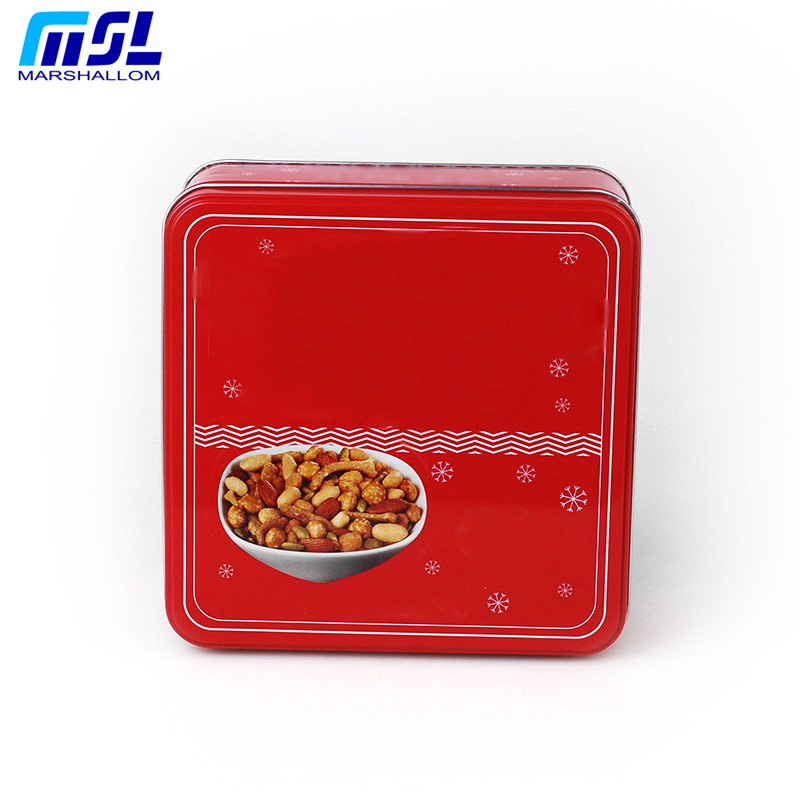 方形食品禮品鐵罐廠家供應(yīng)  堅(jiān)果炒貨鐵盒  餅干月餅鐵盒  糖果巧克力鐵盒