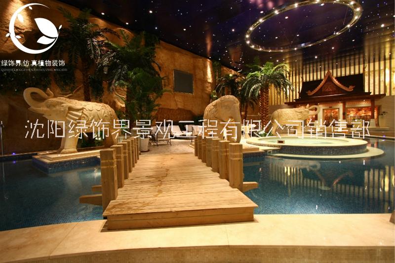 供應(yīng)用于室內(nèi)景觀裝飾沈陽仿真植物綠植墻景觀裝飾布景