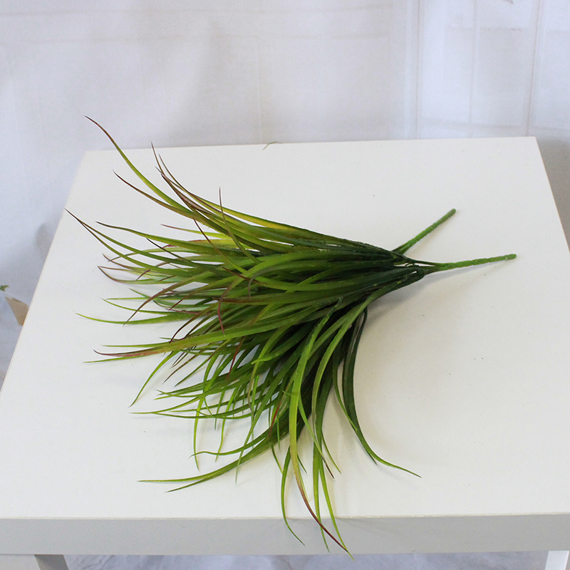 供應(yīng)用于仿真植物墻的人造雙色細(xì)草仿真植物綠植園藝綠化