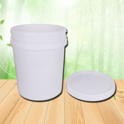 批發(fā)化工塑料桶 20L標(biāo)準(zhǔn)環(huán)保加厚乳膠桶涂料桶食物密封圓桶塑料桶