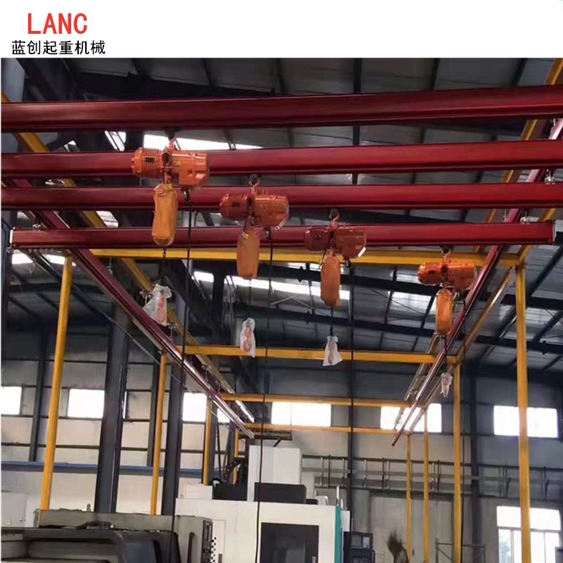 江蘇藍創(chuàng)定做KBK電動柔性吊軌道起重機KBK軌道組合式起重機價格實惠 KBK軌道起重機