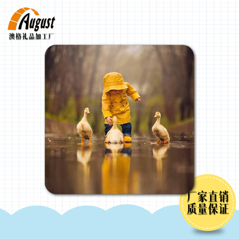 廠家定制 方形DIY橡膠杯墊 Q05-4 櫥柜隔熱墊 熱轉(zhuǎn)印空白耗材批發(fā)