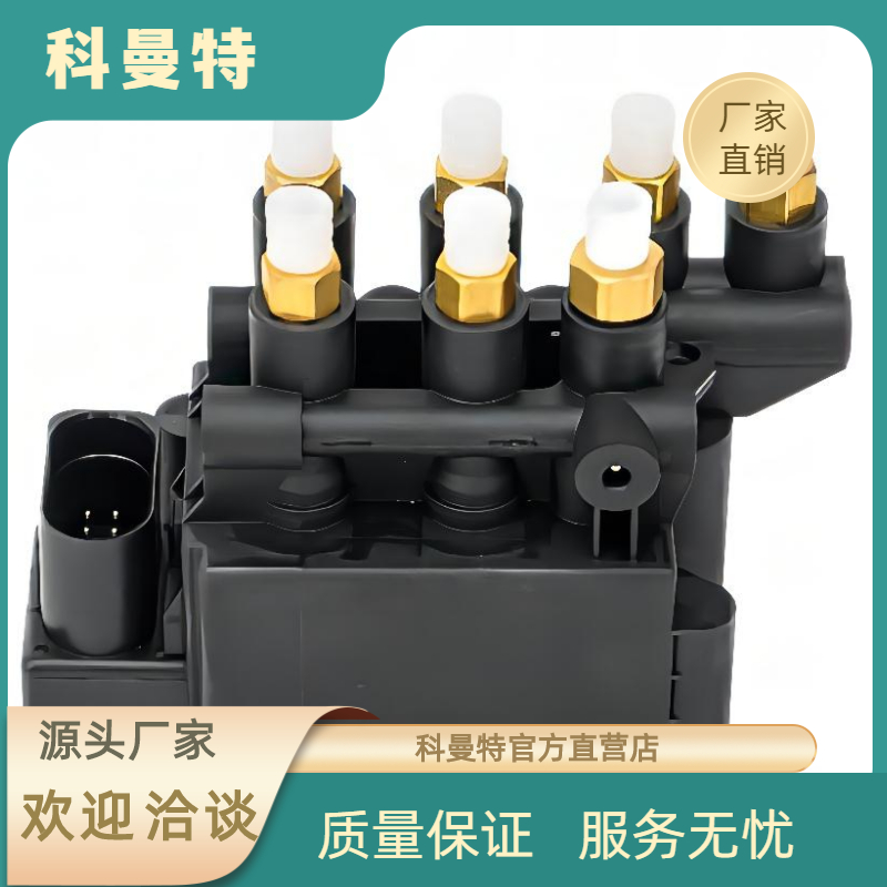 適用于寶馬7系G12汽車空氣懸掛減震器避震器充氣泵打氣泵分配閥
