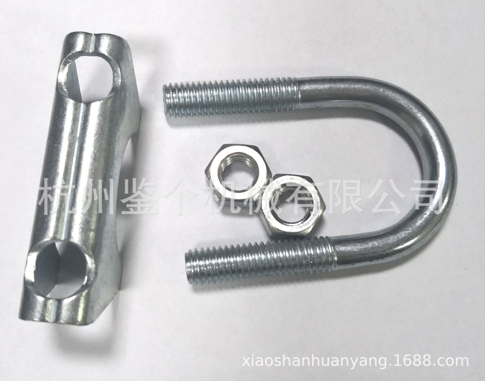 供應(yīng)排氣管卡箍28MM U型卡箍 碳鋼鍍鋅卡箍