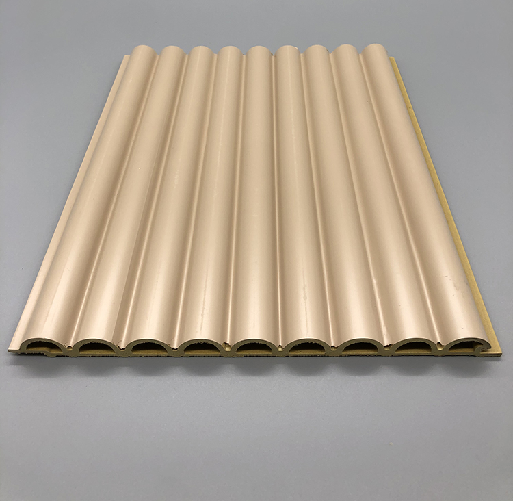 竹木纖維小九圓格柵 室內(nèi)墻面背景造形墻 背景墻面格柵板