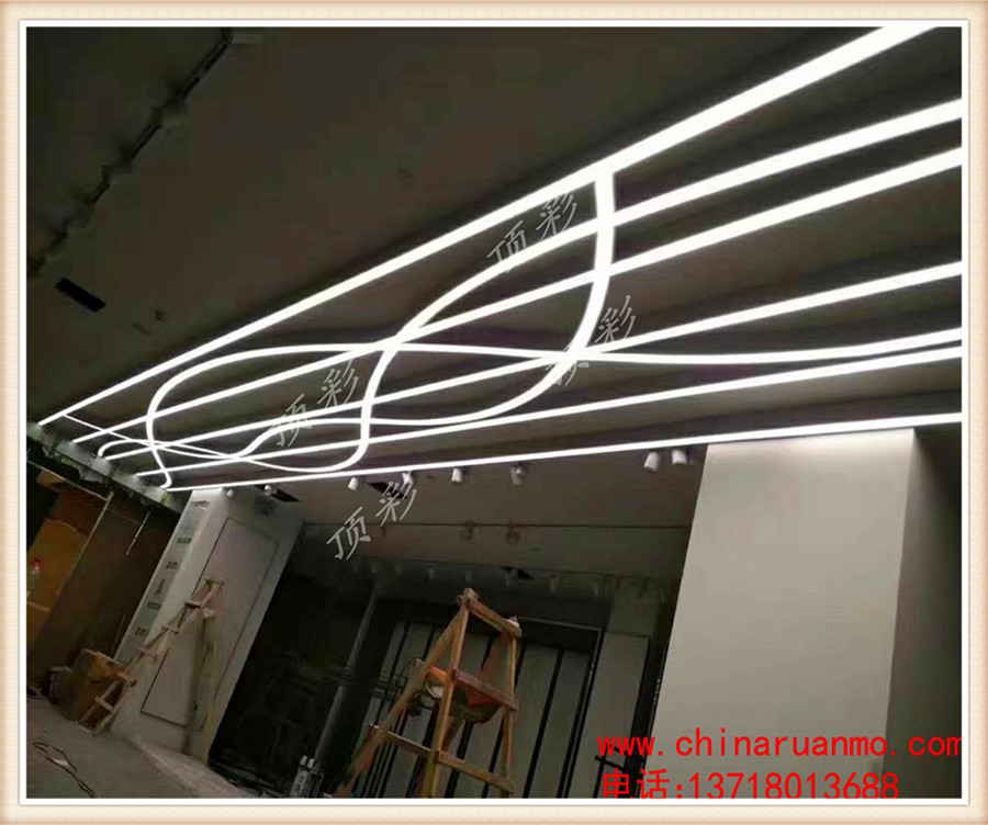 供應(yīng)頂彩軟膜天花A級(jí)膜卡布燈箱