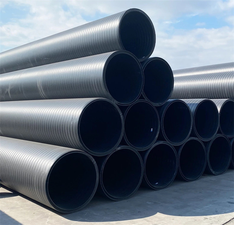 HDPE中空壁纏繞管廠家供應(yīng) HDPE中空壁纏繞管價(jià)格