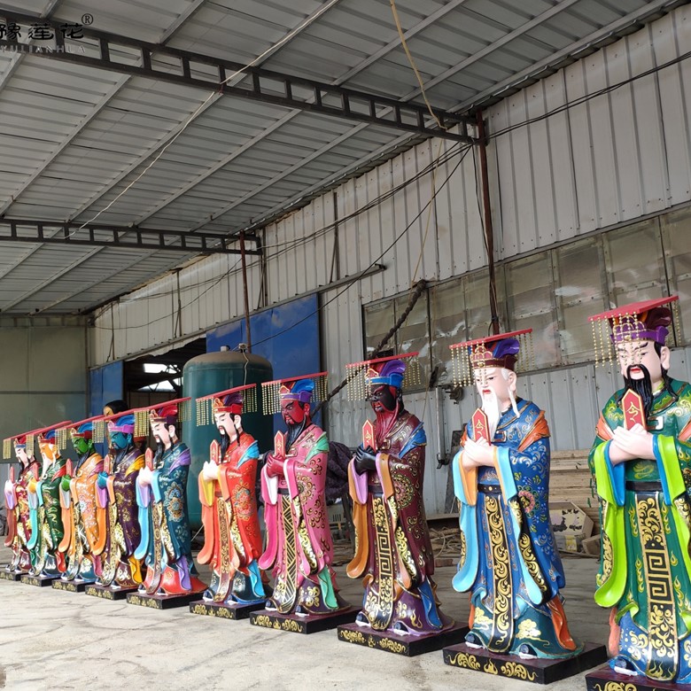 四大判官 賞善司 罰惡司 黑白無(wú)常神像 牛頭馬面佛像 寺廟神像擺件