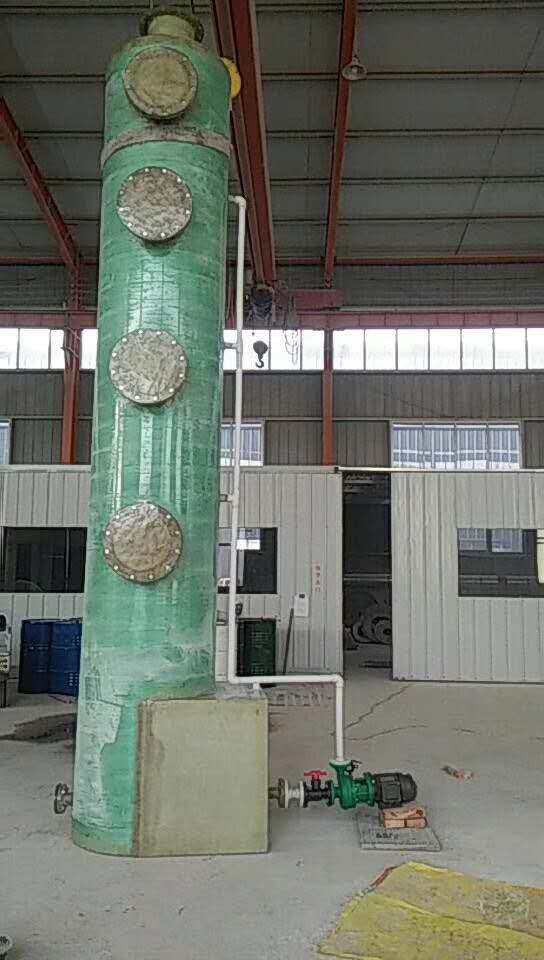 玻璃鋼洗滌塔玻璃鋼噴淋塔磚廠窯廠用玻璃鋼脫硫塔酸洗塔