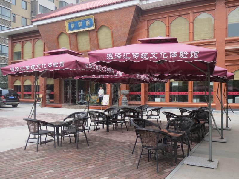 戶外崗?fù)?保安遮陽傘 戶外休閑傘