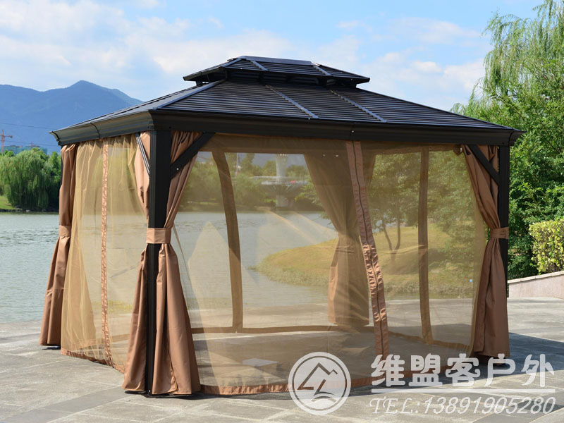 戶外景觀花園中式?jīng)鐾? 定制別墅庭院裝飾