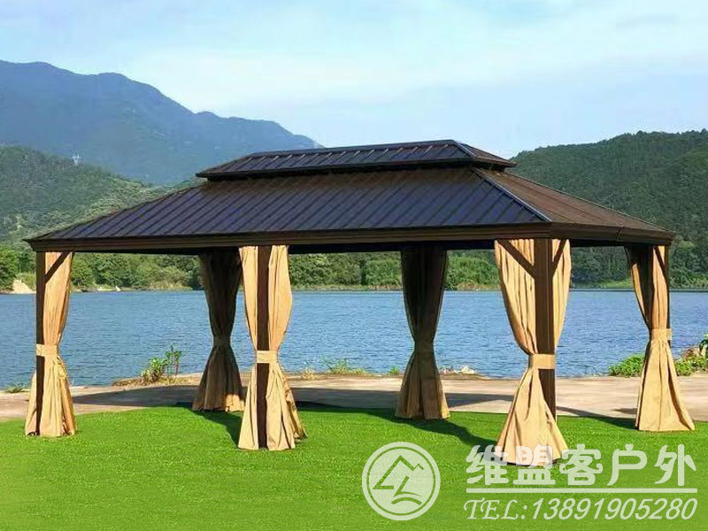 戶外景觀花園中式?jīng)鐾? 定制別墅庭院裝飾