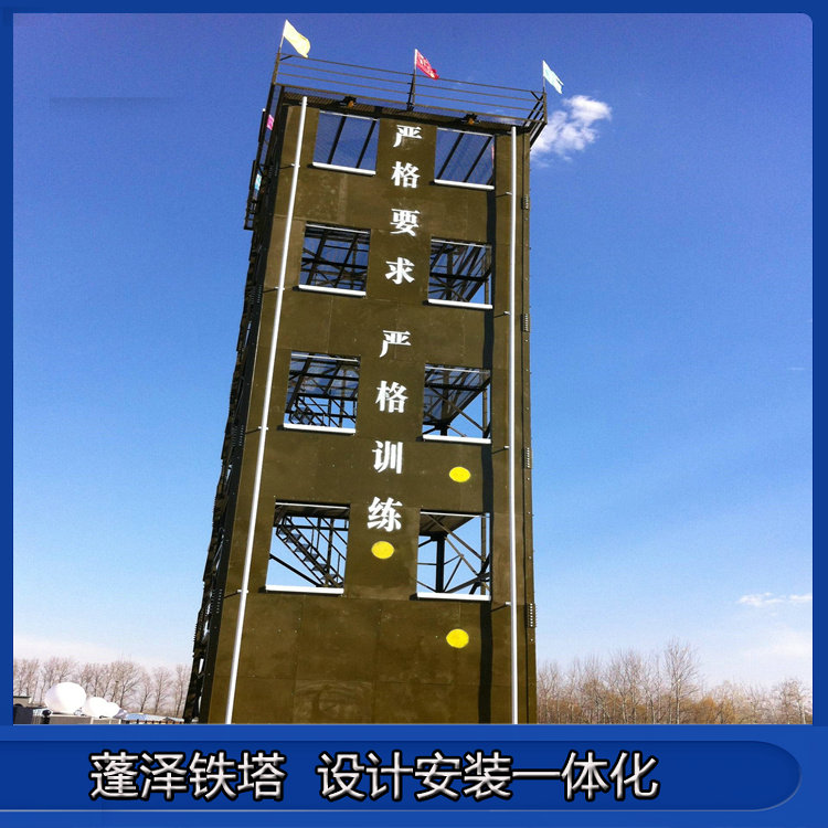 鋼結(jié)構(gòu)消防訓(xùn)練塔 4層鋼木結(jié)構(gòu)訓(xùn)練塔