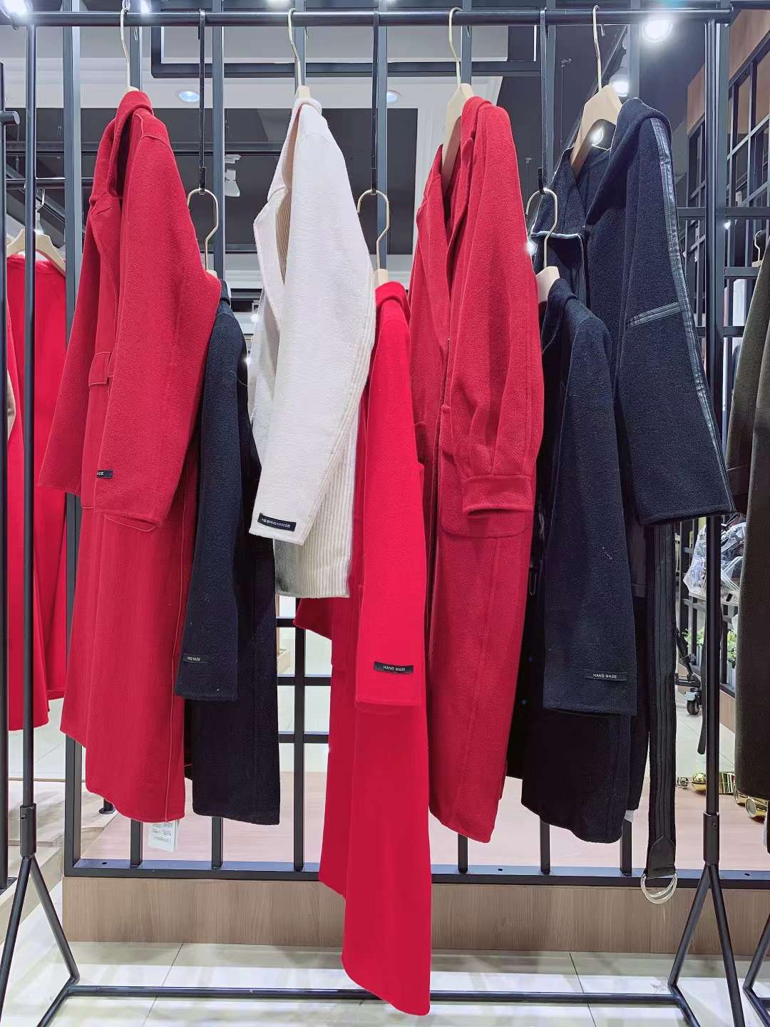 衣熏雙面羊絨大衣2021冬裝當(dāng)季新款精 品女裝直批一手貨源