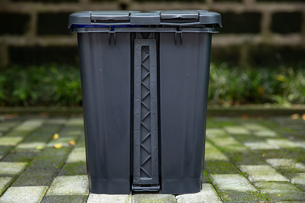 重慶廠家加厚加固40L雙胞胎分類垃圾桶室內(nèi)街道