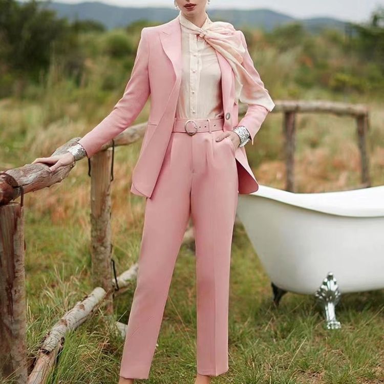 白領(lǐng)OA修身時(shí)尚氣質(zhì)職業(yè)裝定制女裝西裝亞非拉 西服訂做