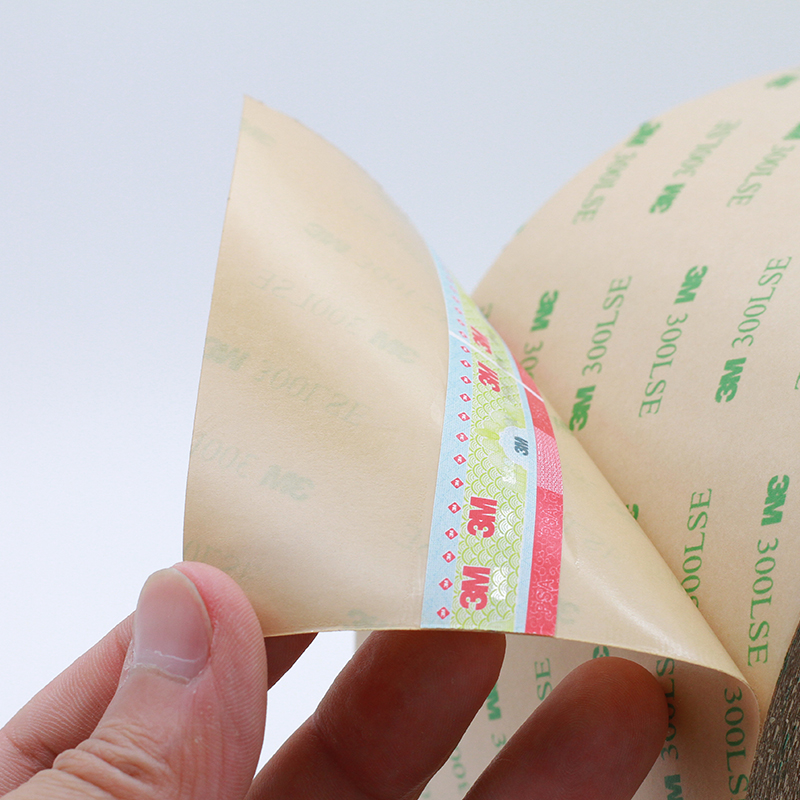 93020LE雙面膠帶pet高溫銘牌led家電粘接雙面膠帶