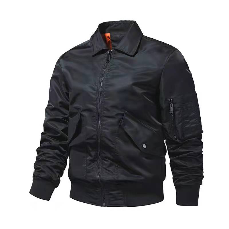 跨境飛行服裝男【加棉/薄】春秋MA1飛行員夾克棒球服大碼