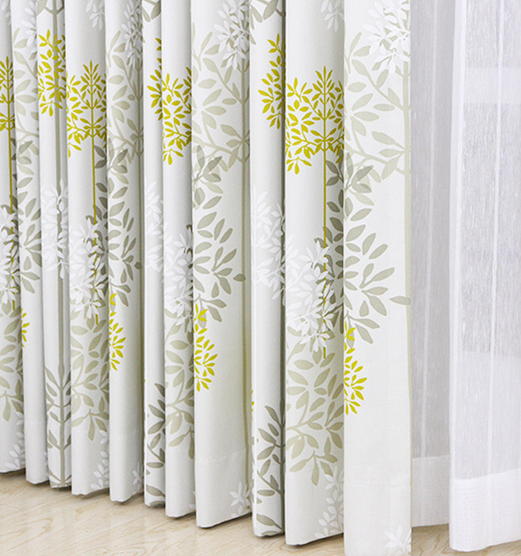 定制窗簾布藝臥室落地定制窗簾 叢林