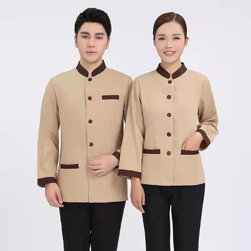保潔服長(zhǎng)袖秋冬套裝 酒店KTV保潔員工作服 阿姨物業(yè)保潔工作服短袖女
