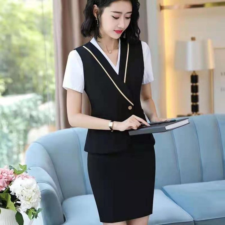 航空學(xué)院空姐夏季制服 定做航空空乘人員職業(yè)套裝 生產(chǎn)加工