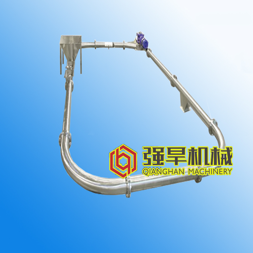 管鏈輸送機(jī) 管式鏈板輸送機(jī)  管鏈輸送機(jī) 粉體顆粒管鏈?zhǔn)捷斔?  title=