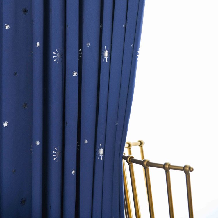 北京簡約客廳加厚遮光窗簾定制客廳窗簾布批發(fā)品牌銷售 星辰