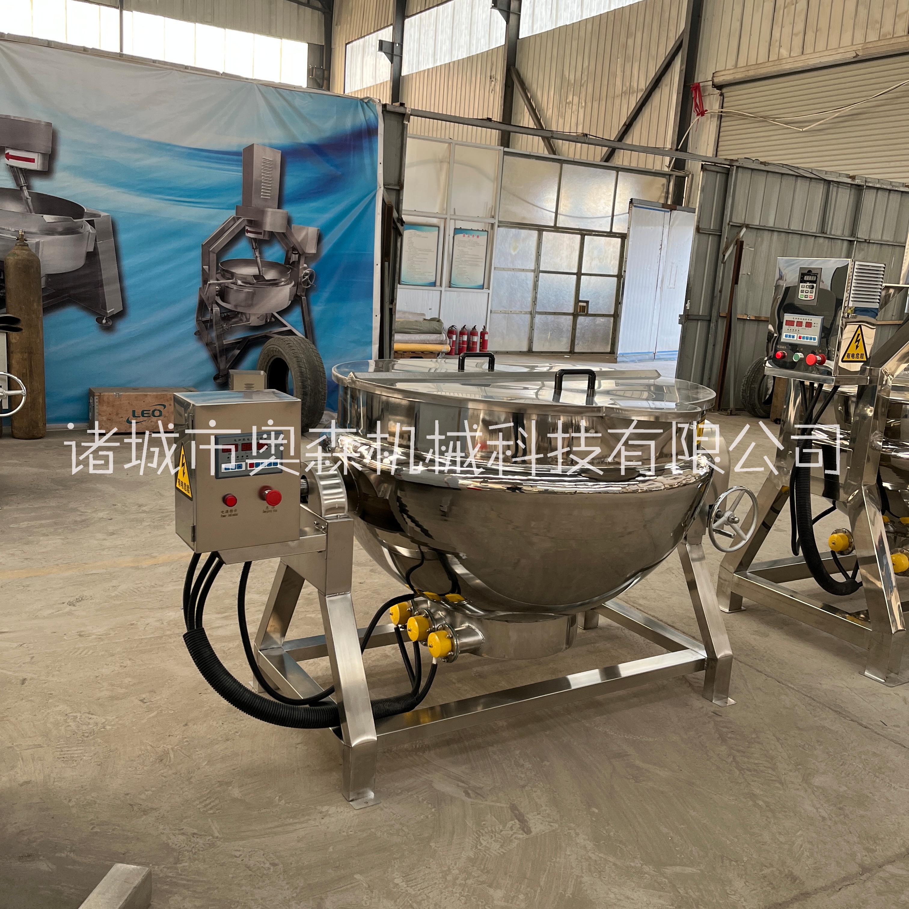 廠家供應(yīng)不銹鋼醬牛肉鹵煮鍋 驢肉夾層鍋