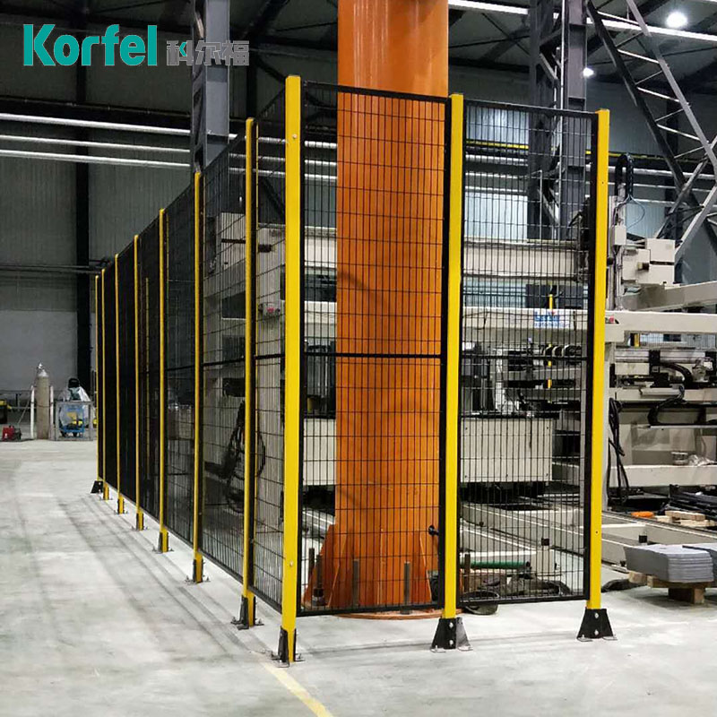 車間倉庫隔離網(wǎng)機器人防護圍欄機械設(shè)備安全護欄定制認準科爾福工業(yè)