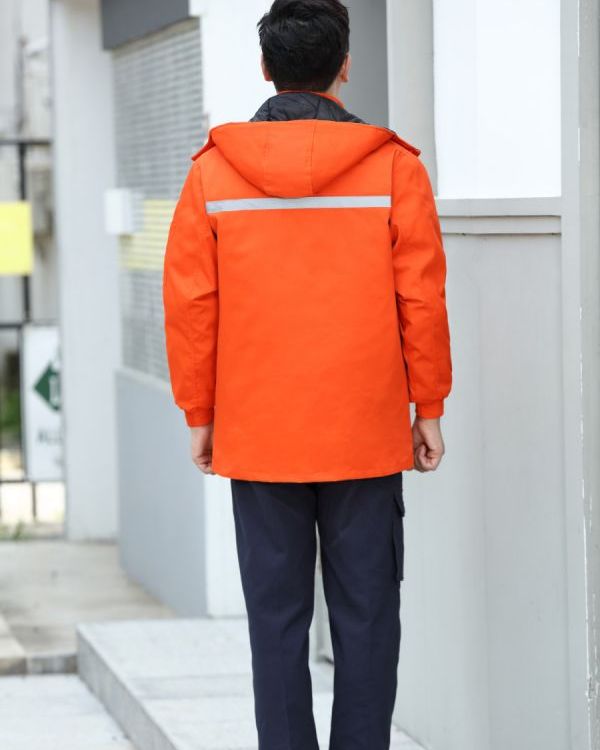 冬季工作服棉衣 男加厚棉襖車間勞保棉服 汽修維修加絨 防寒保暖勞保棉服