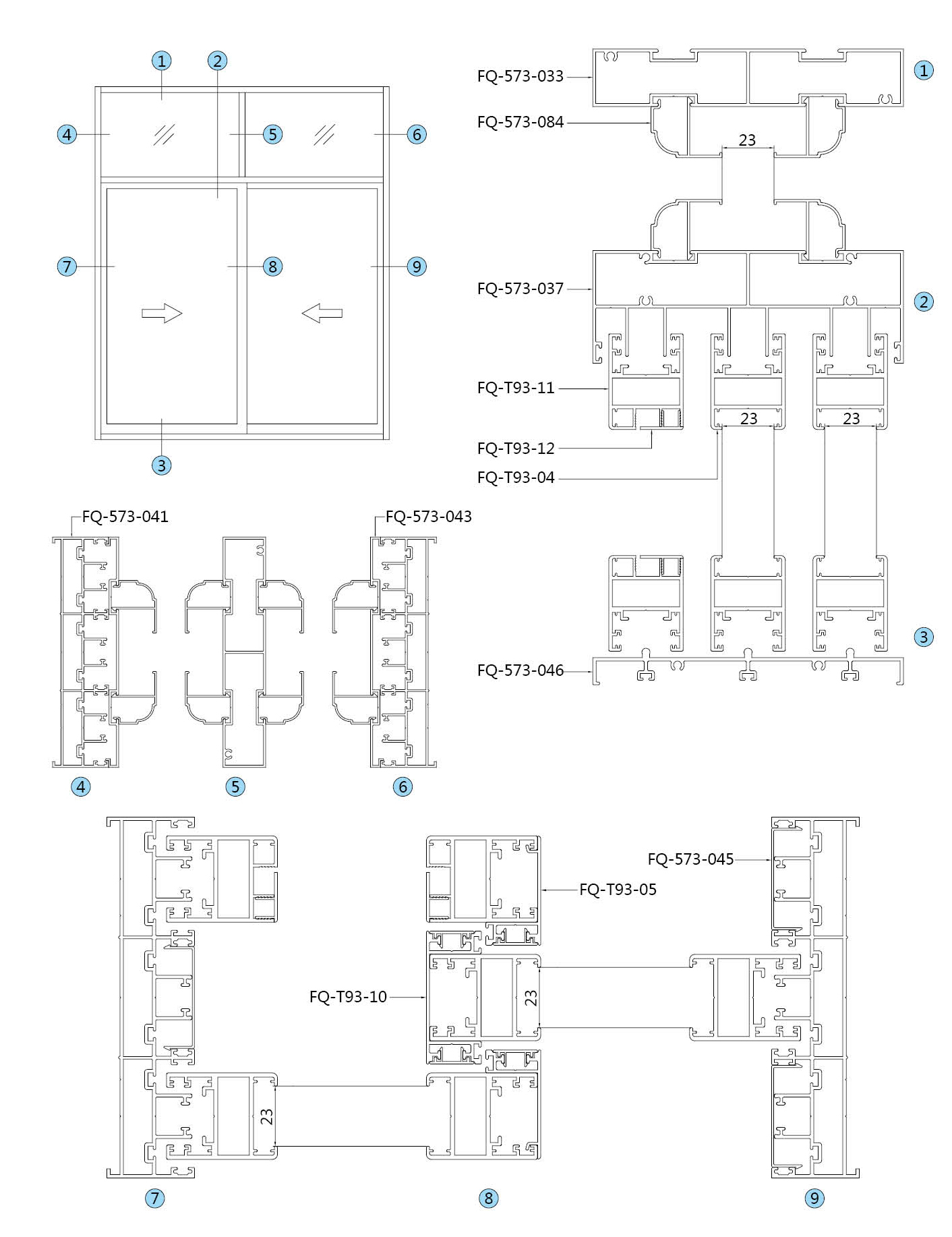145三軌窄邊框推拉門(mén)多少錢(qián)  145三軌窄邊框推拉門(mén)定制