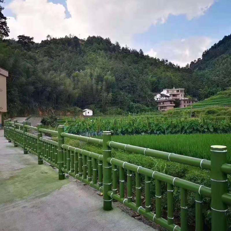水泥仿竹護(hù)欄3-9款式河堤景區(qū)新農(nóng)村建設(shè)護(hù)欄