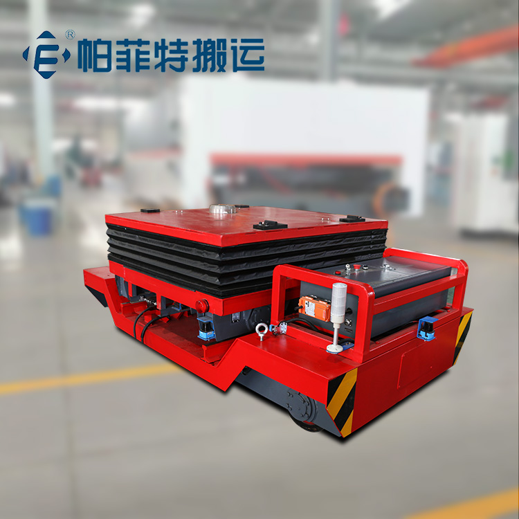 天津轉(zhuǎn)彎式電動搬運車 廢鋼agv電動平板車 鈦合金電動平板車供應(yīng)商